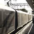 A super-dusty commuter train at Colchester Station, It's a SwiftKey Knockout, Richmond Rugby Club, Richmond, Surrey - 7th July 2015