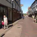 Harry and Grandad go window shopping on Abbeygate, The BBs at Bacton, and Abbey Gardens, Bury St. Edmunds, Suffolk - 19th July 2015