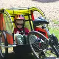 Harry in the hired trailer, The Archaeology of Dunwich: A Camping Trip, Dunwich, Suffolk - 1st August 2015