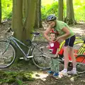 Harry takes his helmet off, The Archaeology of Dunwich: A Camping Trip, Dunwich, Suffolk - 1st August 2015