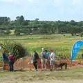 People look at the dig, The Archaeology of Dunwich: A Camping Trip, Dunwich, Suffolk - 1st August 2015