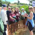 Carenza Lewis explains the history of Dunwich, The Archaeology of Dunwich: A Camping Trip, Dunwich, Suffolk - 1st August 2015