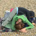 On the beach, there's a Boy Pile, The Archaeology of Dunwich: A Camping Trip, Dunwich, Suffolk - 1st August 2015