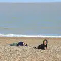 The boys on the beach, The Archaeology of Dunwich: A Camping Trip, Dunwich, Suffolk - 1st August 2015