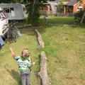 Harry behind the van, The Archaeology of Dunwich: A Camping Trip, Dunwich, Suffolk - 1st August 2015