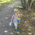 Harry with his hat, The Archaeology of Dunwich: A Camping Trip, Dunwich, Suffolk - 1st August 2015