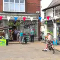 Outside the Handyman in Eye, A 1940's Takeover, Eye, Suffolk - 8th August 2015