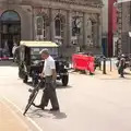 A Jeep outside The Bank, A 1940's Takeover, Eye, Suffolk - 8th August 2015