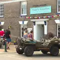 A Jeep in front of Poppy's Emporium, A 1940's Takeover, Eye, Suffolk - 8th August 2015