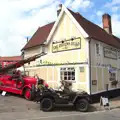 A vintage fire engine outside the Queen's Head, A 1940's Takeover, Eye, Suffolk - 8th August 2015