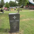 A Diss Christian Group sponsors a tombstone, A Race For Life, The Park, Diss, Norfolk - 16th August 2015