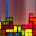 There are some cool Tetris-like lights, SwiftKey Innovation Week, Southwark Bridge Road, London - 7th October 2015