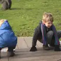 The boys on a roundabout, Hot-tub Penthouse, Thornham Walks, and Building, London and Suffolk - 12th November 2015