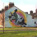 Cool horse-themed street art, The Eye Christmas Lights, and a Trip to Norwich, Norfolk - 4th December 2015