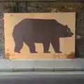 There's a bear on a wall on O'Meara Street, A London Lunch, Borough, Southwark - 15th December 2015