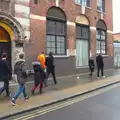 The IME gang on the streets, A London Lunch, Borough, Southwark - 15th December 2015