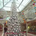 A Christmas tree made up of huge silver balls, A Party and a Road Trip to Chester, Suffolk and Cheshire - 20th December 2015