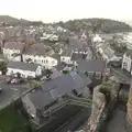 A view over the town, Conwy, Holyhead and the Ferry to Ireland - 21st December 2015