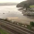 The adjacent railway lines, Conwy, Holyhead and the Ferry to Ireland - 21st December 2015