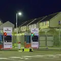 The check-in booths at Holyhead ferry terminal, Conwy, Holyhead and the Ferry to Ireland - 21st December 2015