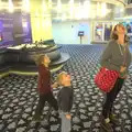 Isoble and the boys discover a mirror ceiling, Conwy, Holyhead and the Ferry to Ireland - 21st December 2015