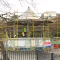 The Blackrock bandstand us being rebuilt, Conwy, Holyhead and the Ferry to Ireland - 21st December 2015