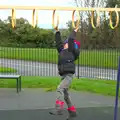 Fred on the monkey bars, Conwy, Holyhead and the Ferry to Ireland - 21st December 2015