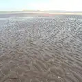 The ripply mudflats of Dublin Bay, Christmas Eve in Dublin and Blackrock, Ireland - 24th December 2015