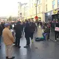 Busking on Grafton Street, Christmas Eve in Dublin and Blackrock, Ireland - 24th December 2015