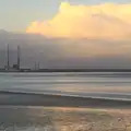 Evening clouds roll in over Poolbeg Winkies, Christmas Eve in Dublin and Blackrock, Ireland - 24th December 2015