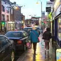 Isobel and Evelyn head off up Blackrock High Street, Christmas Eve in Dublin and Blackrock, Ireland - 24th December 2015