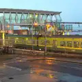 Another DART train trundles through, Christmas Eve in Dublin and Blackrock, Ireland - 24th December 2015