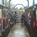 Noddy heads back of Graffiti Bridge, Christmas in Blackrock and St. Stephen's in Ballybrack, Dublin, Ireland - 25th December 2015