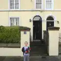 Harry outside Number 19, Blackrock North and the Ferry Home, County Louth and the Irish Sea - 27th December 2015