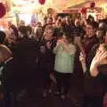 It's time for party poppers, New Year's Eve With The BBs, The Barrel, Banham, Norfolk - 31st December 2015