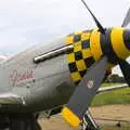 The nose of Janie, "Our Little Friends" Warbirds Hangar Dance, Hardwick, Norfolk - 9th July 2016