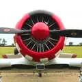 Front view of the Harvard's nose, "Our Little Friends" Warbirds Hangar Dance, Hardwick, Norfolk - 9th July 2016