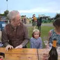 Dawn, Paul and Harry, "Our Little Friends" Warbirds Hangar Dance, Hardwick, Norfolk - 9th July 2016