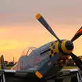 Janie in the sunset, "Our Little Friends" Warbirds Hangar Dance, Hardwick, Norfolk - 9th July 2016