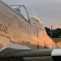 Janie in the fading light, "Our Little Friends" Warbirds Hangar Dance, Hardwick, Norfolk - 9th July 2016