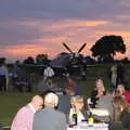 Picnicers in the evening, "Our Little Friends" Warbirds Hangar Dance, Hardwick, Norfolk - 9th July 2016