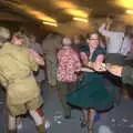 Suzanne does some crazy dancing, "Our Little Friends" Warbirds Hangar Dance, Hardwick, Norfolk - 9th July 2016