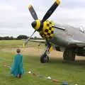 Looking at Janie in the morning, "Our Little Friends" Warbirds Hangar Dance, Hardwick, Norfolk - 9th July 2016