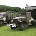 US Army trucks, "Our Little Friends" Warbirds Hangar Dance, Hardwick, Norfolk - 9th July 2016