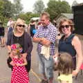 Rachel, Andrew and Suzanne, Eye Primary Summer Fayre, Eye, Suffolk - 9th July 2016