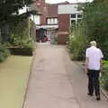 Grandad wanders off up to the exit, Eye Primary Summer Fayre, Eye, Suffolk - 9th July 2016