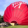 A Virgin balloon inflates, Fred's Camping, Curry and the Closing of B&Q, Thetford, Diss  and Ipswich - 16th July 2016