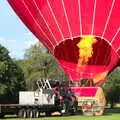 A balloon gets its flame on, Fred's Camping, Curry and the Closing of B&Q, Thetford, Diss  and Ipswich - 16th July 2016