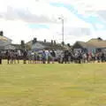 There's an epic queue for the ticket machine, Sheringham Steam, Sheringham, North Norfolk - 31st July 2016