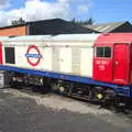 Class 20 20227 in London Underground livery, Sheringham Steam, Sheringham, North Norfolk - 31st July 2016